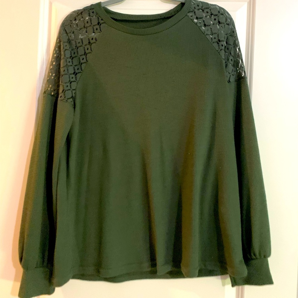 Green sweater